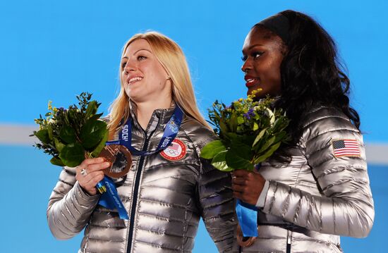 2014 Winter Olympics. Medal ceremony. Day Thirteen