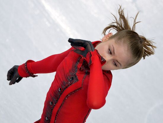 2014 Winter Olympics. Figure skating. Women. Free skating