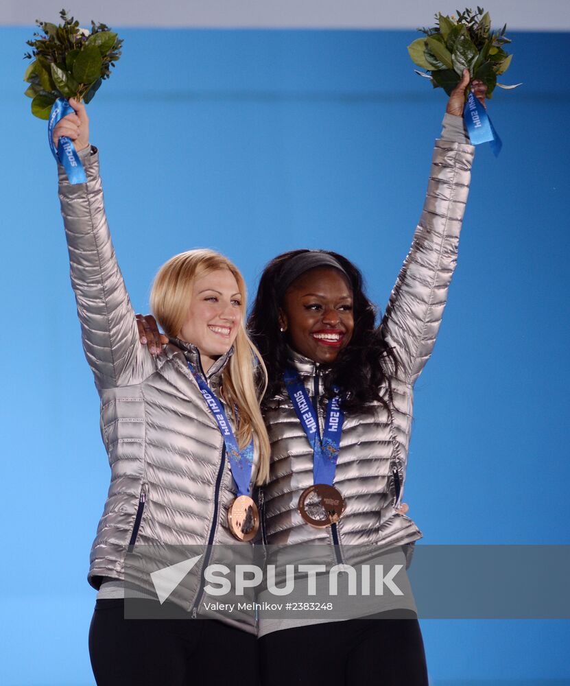 2014 Winter Olympics. Medal ceremony. Day Thirteen