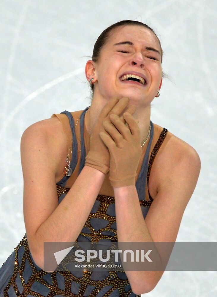 2014 Winter Olympics. Figure skating. Women. Free skating