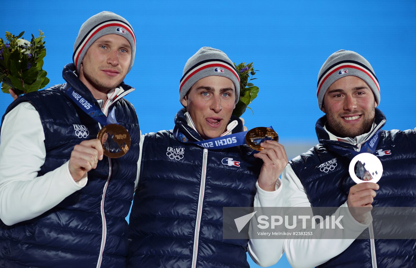 2014 Winter Olympics. Medal ceremony. Day Thirteen