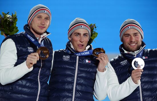 2014 Winter Olympics. Medal ceremony. Day Thirteen