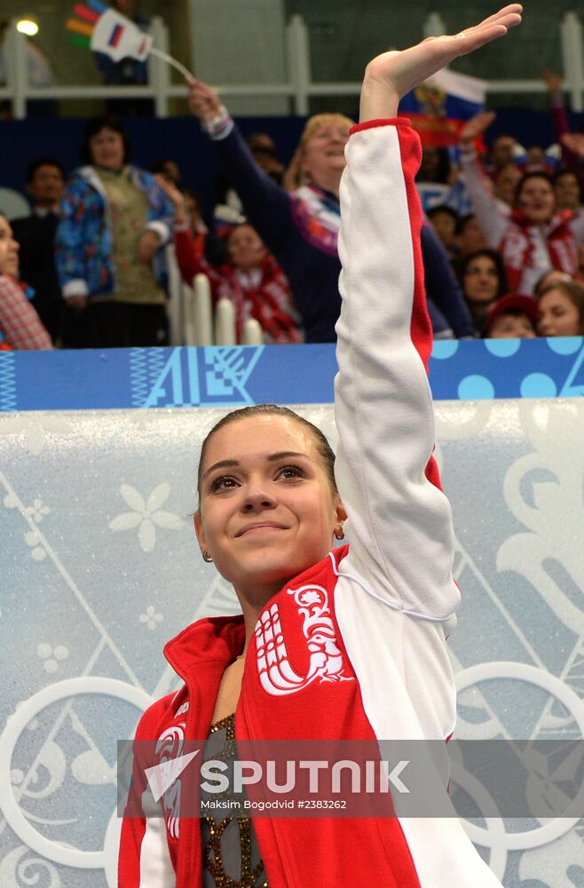 2014 Winter Olympics. Figure skating. Women. Free skating