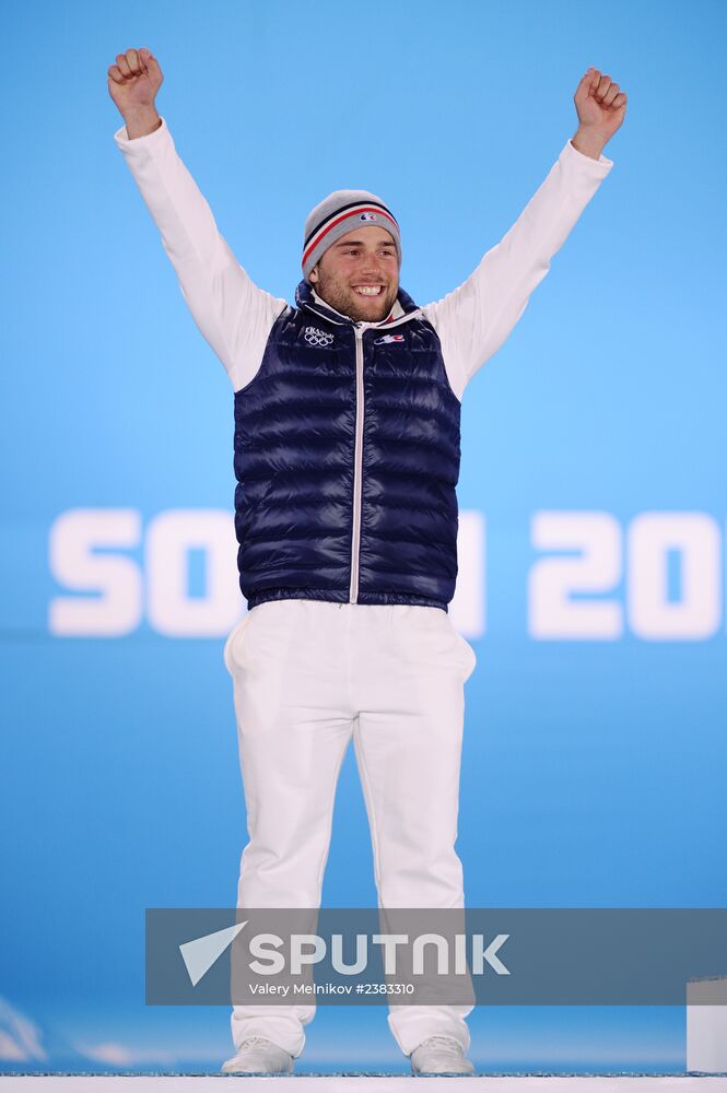 2014 Winter Olympics. Medal ceremony. Day Thirteen