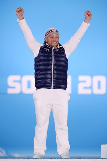 2014 Winter Olympics. Medal ceremony. Day Thirteen