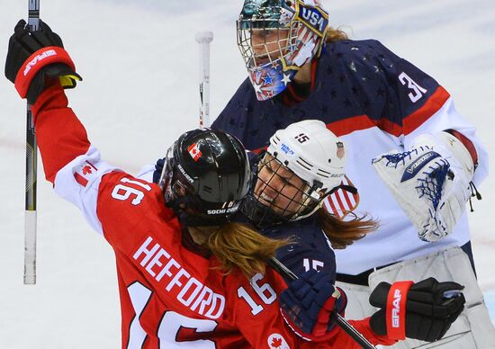 2014 Winter Olympics. Ice hockey. Women. Finals