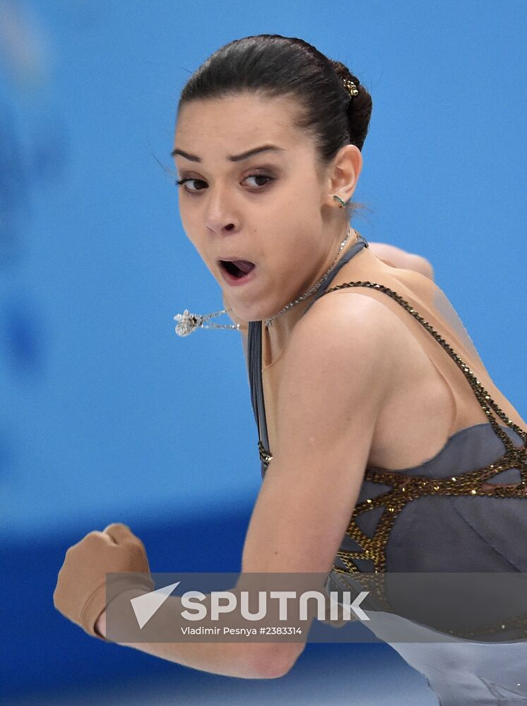 2014 Winter Olympics. Figure skating. Women. Free skating