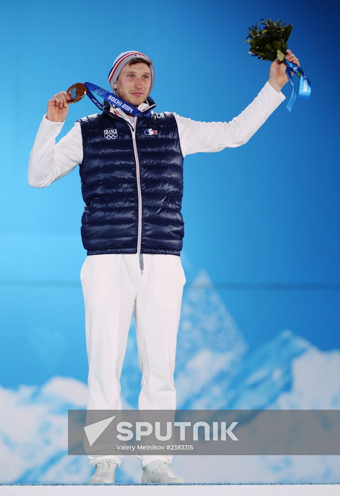 2014 Winter Olympics. Medal ceremony. Day Thirteen