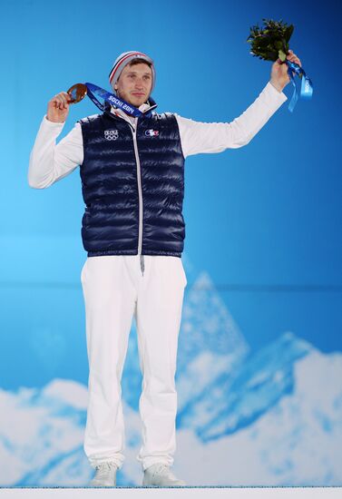 2014 Winter Olympics. Medal ceremony. Day Thirteen