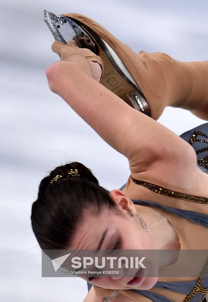 2014 Winter Olympics. Figure skating. Women's singles. Free skating