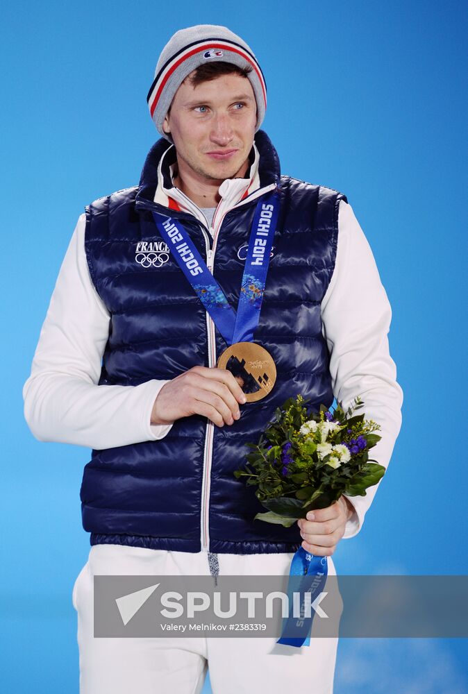 2014 Winter Olympics. Medal ceremony. Day Thirteen