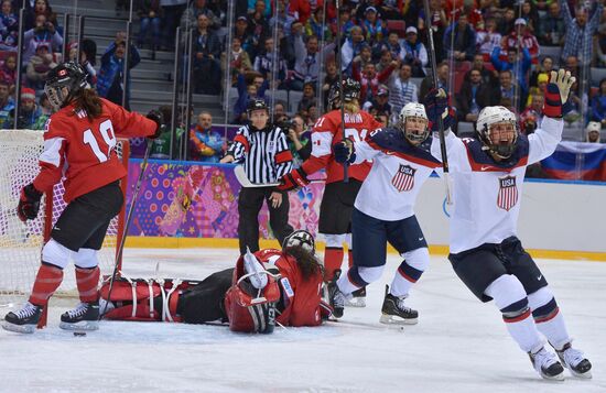 2014 Winter Olympics. Ice hockey. Women. Finals