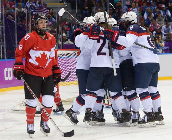 2014 Winter Olympics. Ice hockey. Women. Finals