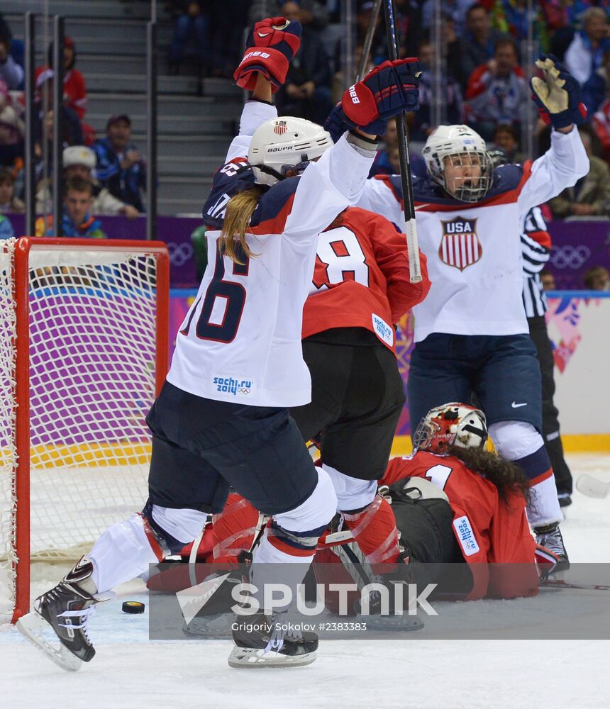 2014 Winter Olympics. Ice hockey. Women. Finals