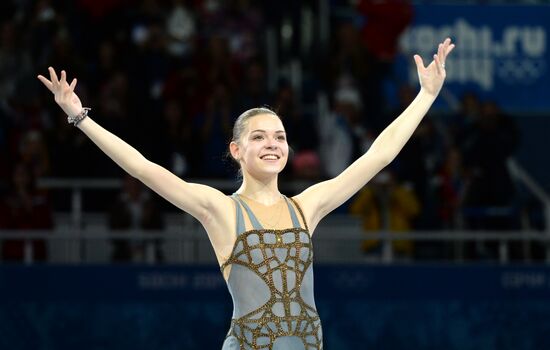 2014 Winter Olympics. Figure skating. Women. Free skating