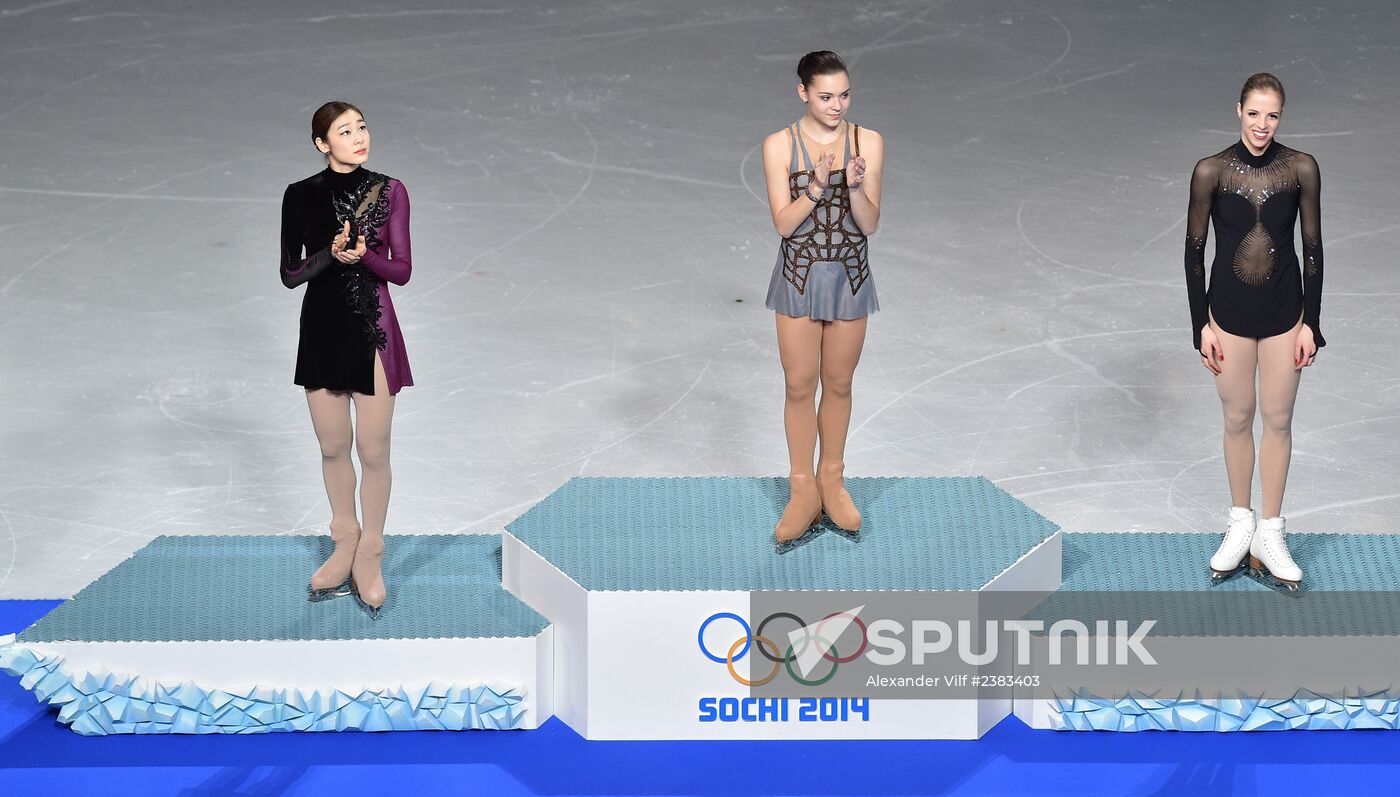 2014 Winter Olympics. Figure skating. Women. Free skating