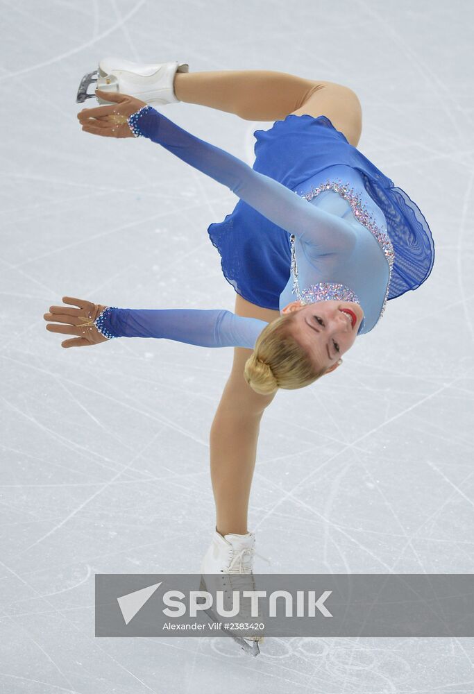 2014 Winter Olympics. Figure skating. Women. Free skating