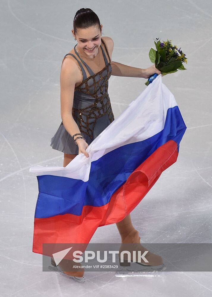 2014 Winter Olympics. Figure skating. Women. Free skating