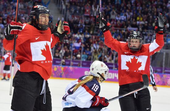 2014 Winter Olympics. Ice hockey. Women. Finals