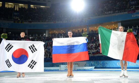2014 Winter Olympics. Figure skating. Women. Free skating