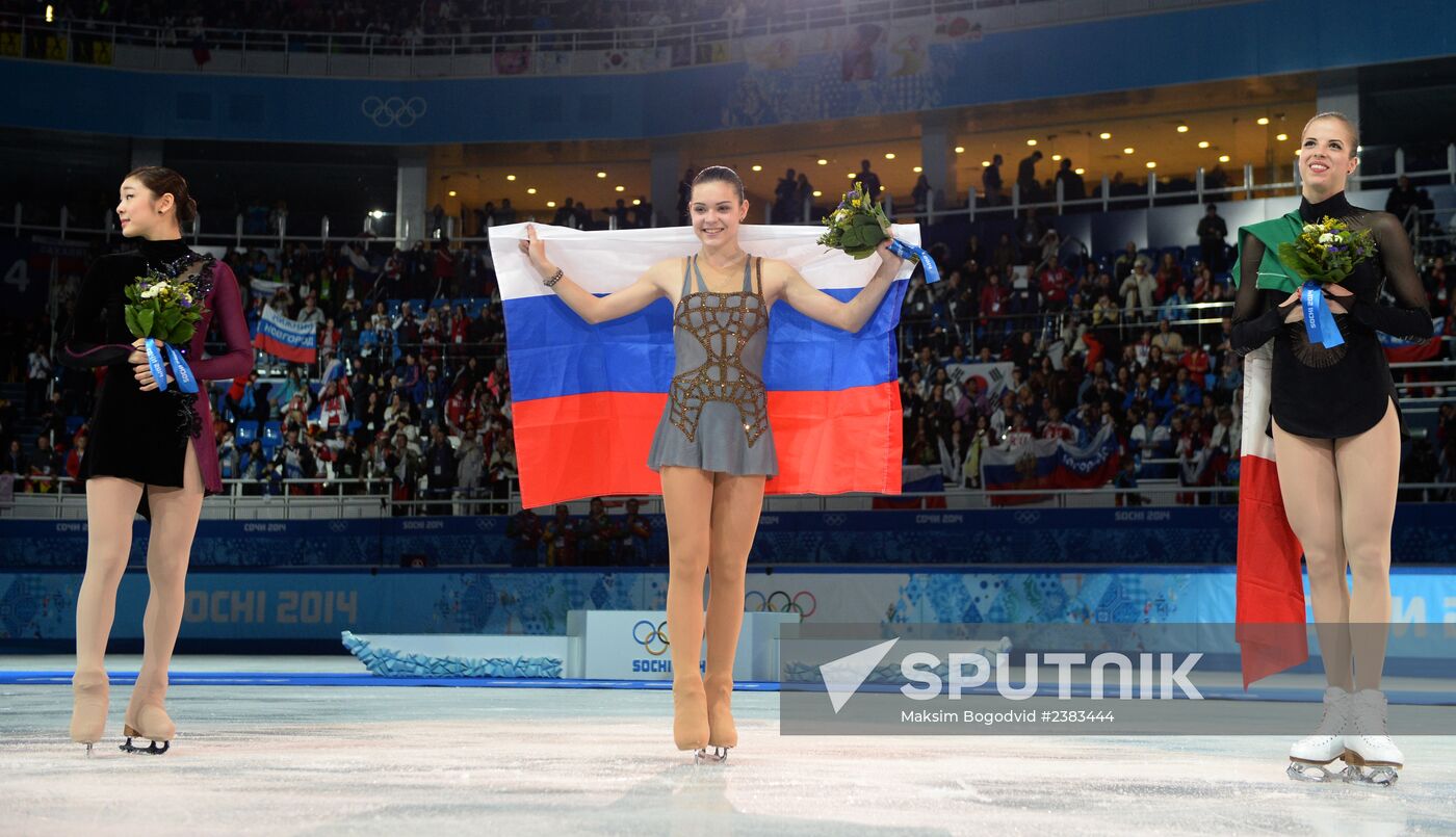 2014 Winter Olympics. Figure skating. Women. Free skating