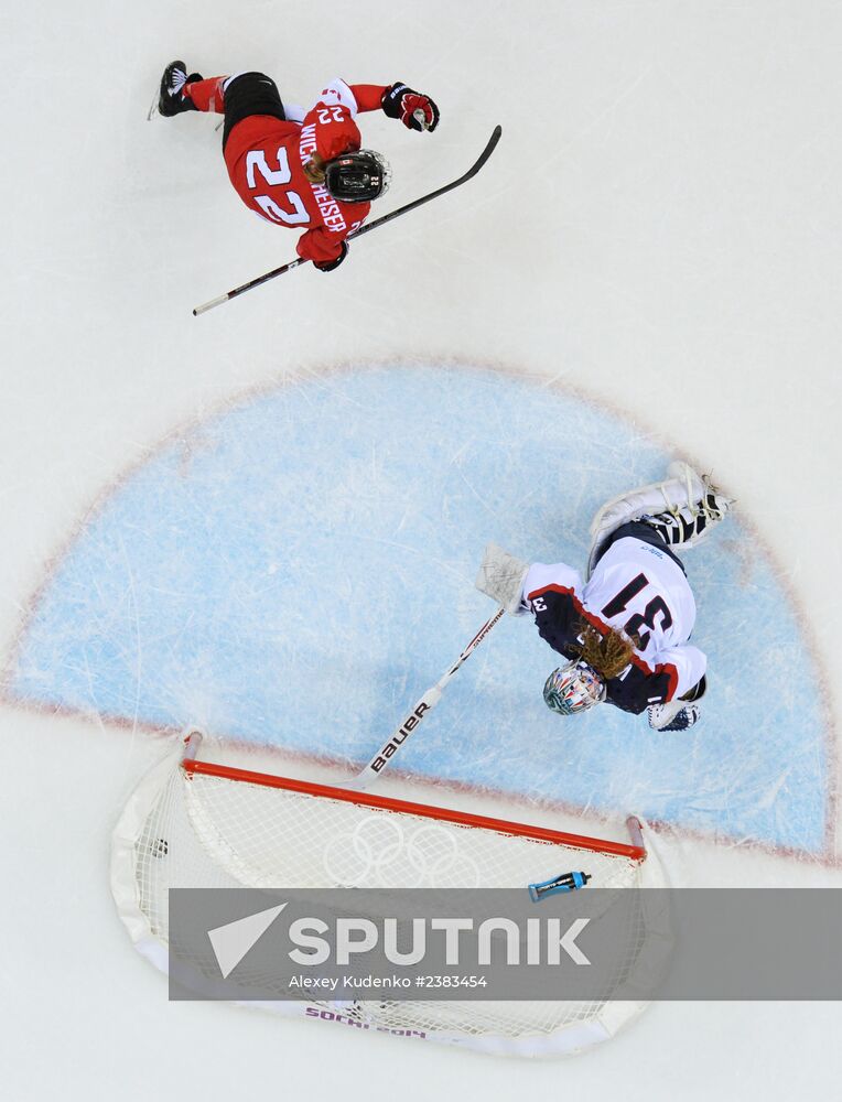 2014 Winter Olympics. Ice hockey. Women. Finals