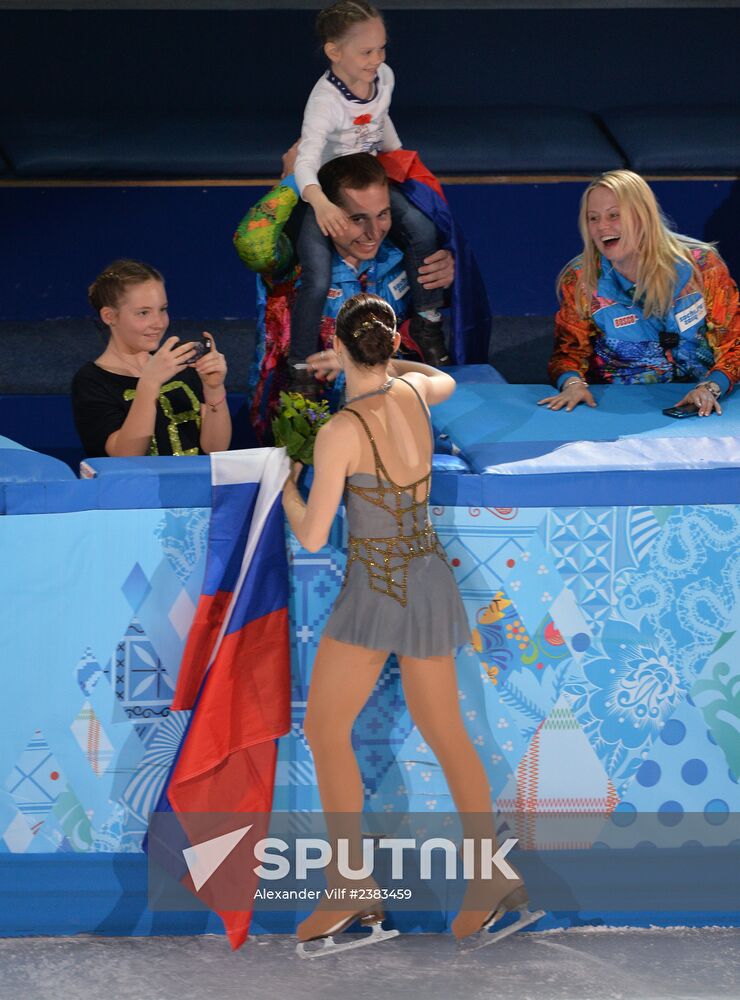 2014 Winter Olympics. Figure skating. Women. Free skating