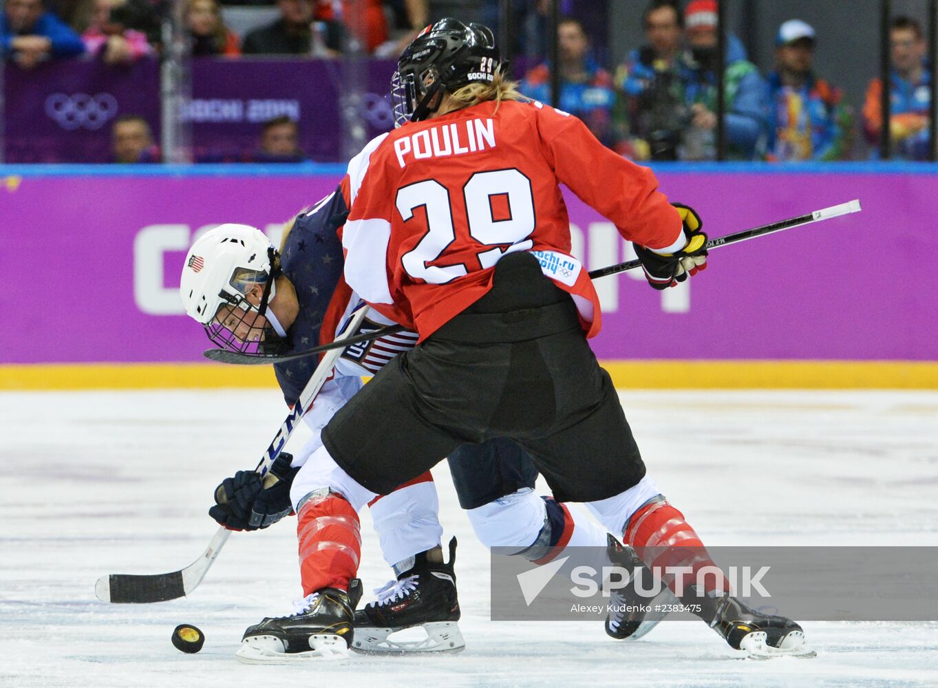 2014 Winter Olympics. Ice hockey. Women. Finals