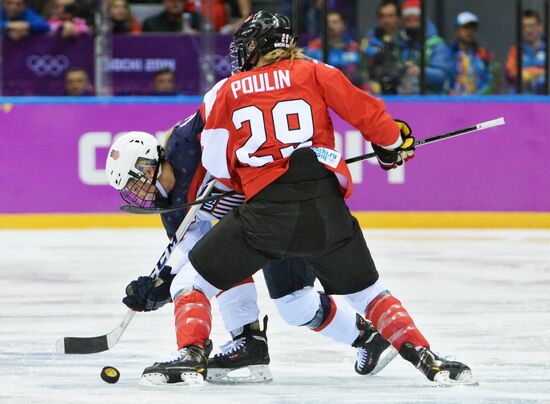 2014 Winter Olympics. Ice hockey. Women. Finals
