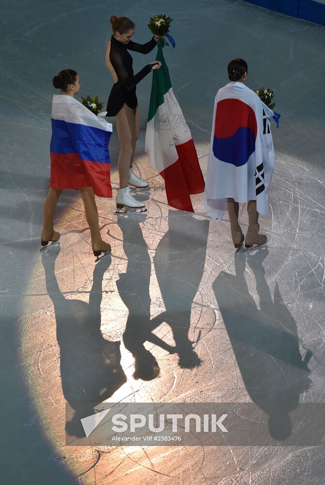 2014 Winter Olympics. Figure skating. Women. Free skating