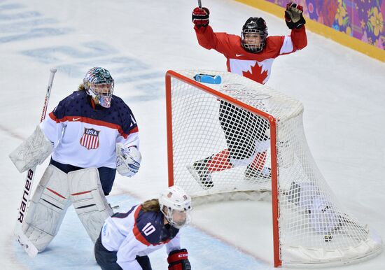 2014 Winter Olympics. Ice hockey. Women. Finals