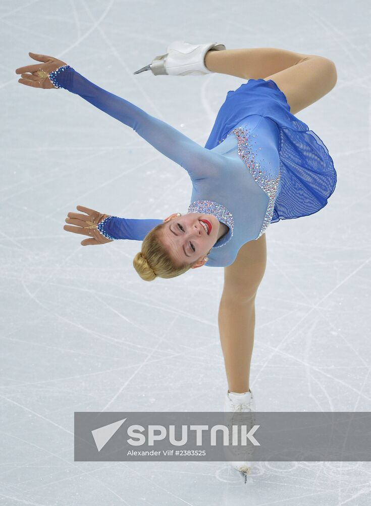 2014 Winter Olympics. Figure skating. Women. Free skating