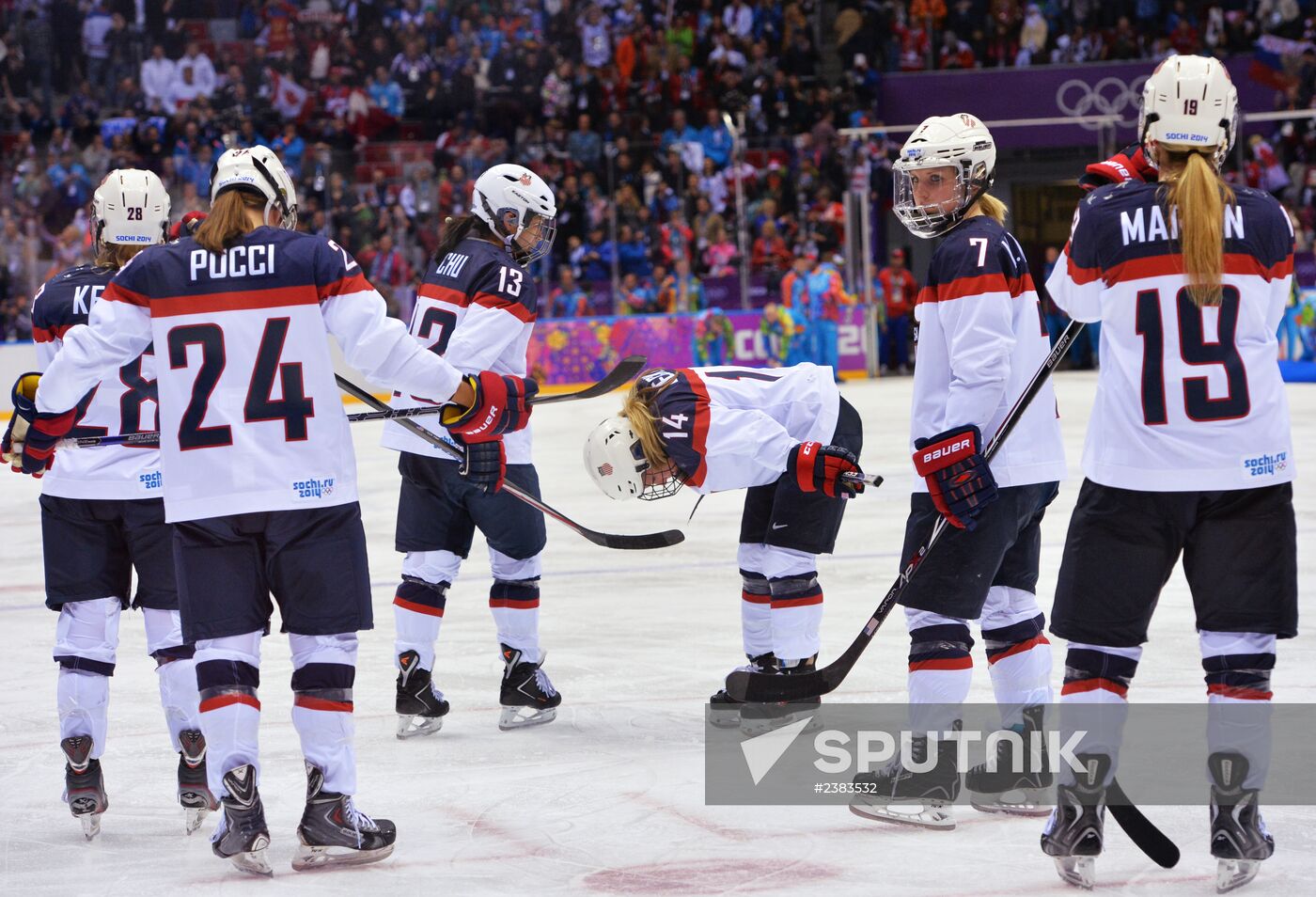 2014 Winter Olympics. Ice hockey. Women. Finals