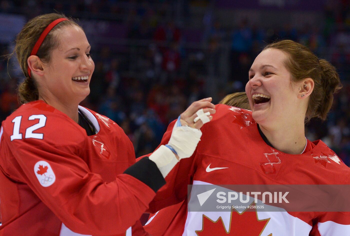 2014 Winter Olympics. Ice hockey. Women. Finals