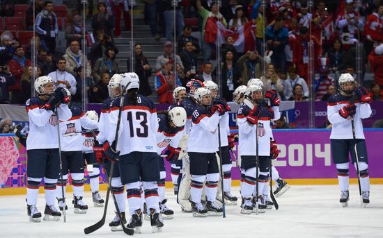 2014 Winter Olympics. Ice hockey. Women. Finals