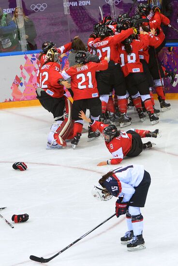 2014 Winter Olympics. Ice hockey. Women. Finals