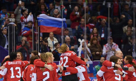2014 Winter Olympics. Ice hockey. Women. Finals