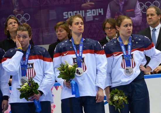 2014 Winter Olympics. Ice hockey. Women. Finals