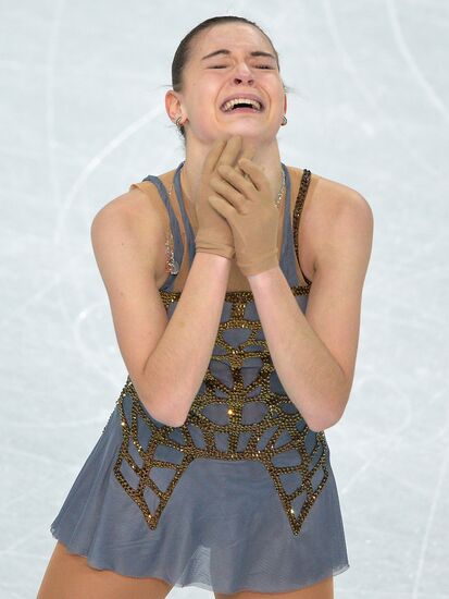 2014 Winter Olympics. Figure skating. Women. Free skating