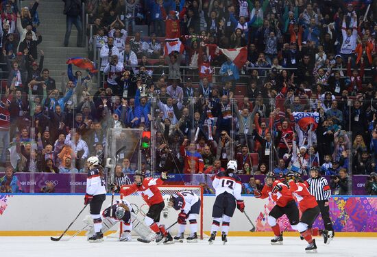 2014 Winter Olympics. Ice hockey. Women. Finals
