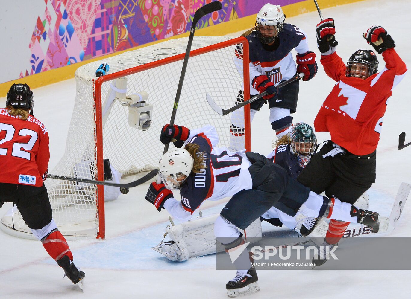 2014 Winter Olympics. Ice hockey. Women. Finals