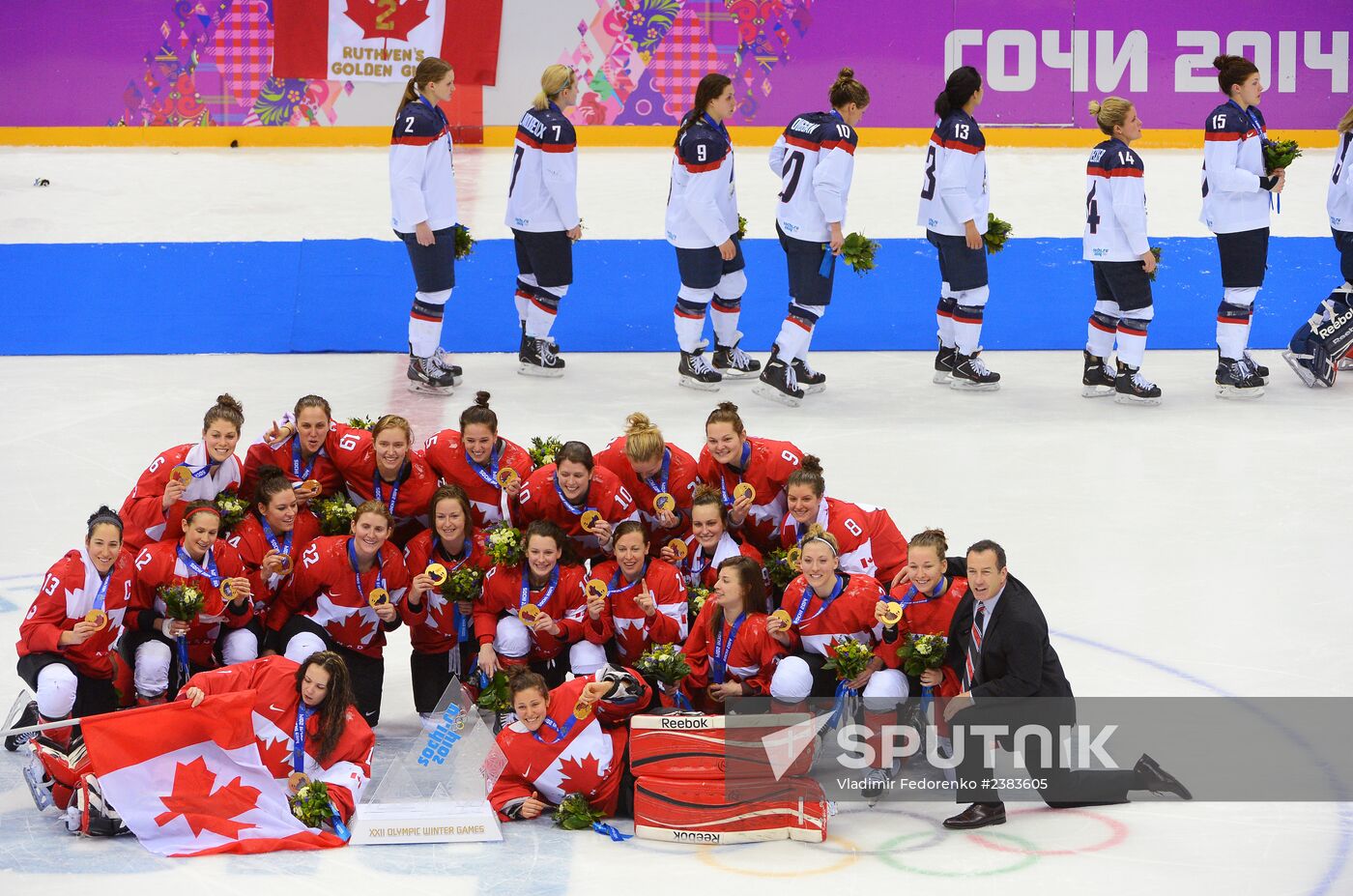 2014 Winter Olympics. Ice hockey. Women. Finals