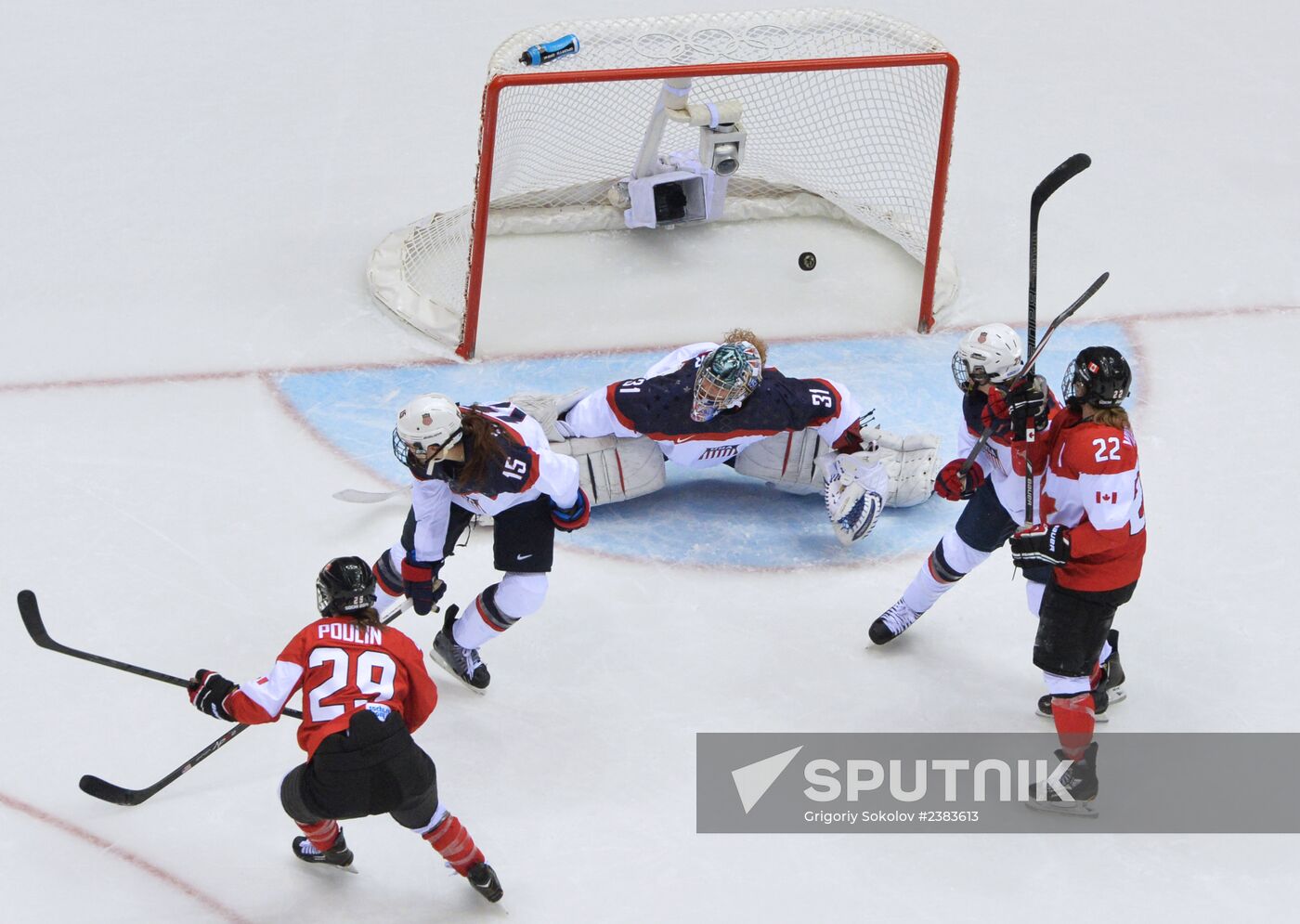 2014 Winter Olympics. Ice hockey. Women. Finals