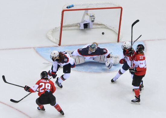 2014 Winter Olympics. Ice hockey. Women. Finals