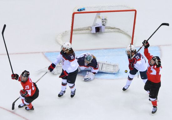 2014 Winter Olympics. Ice hockey. Women. Finals