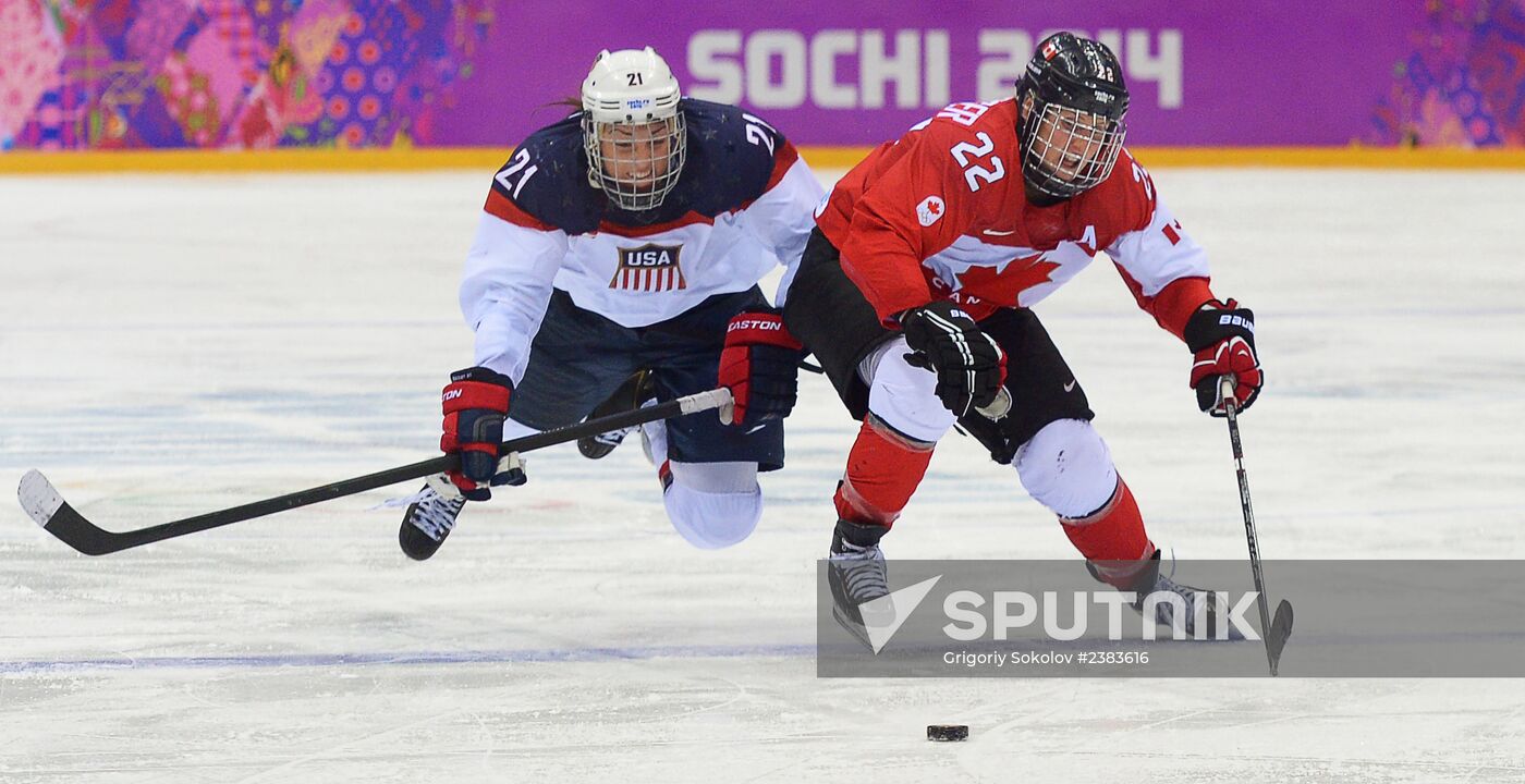 2014 Winter Olympics. Ice hockey. Women. Finals