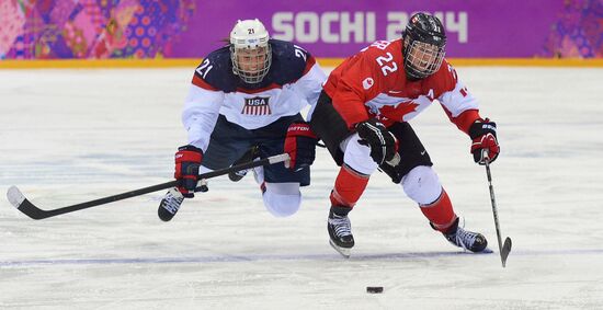 2014 Winter Olympics. Ice hockey. Women. Finals
