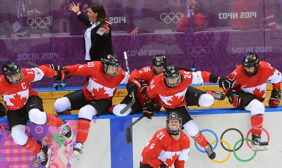 2014 Winter Olympics. Ice hockey. Women. Finals