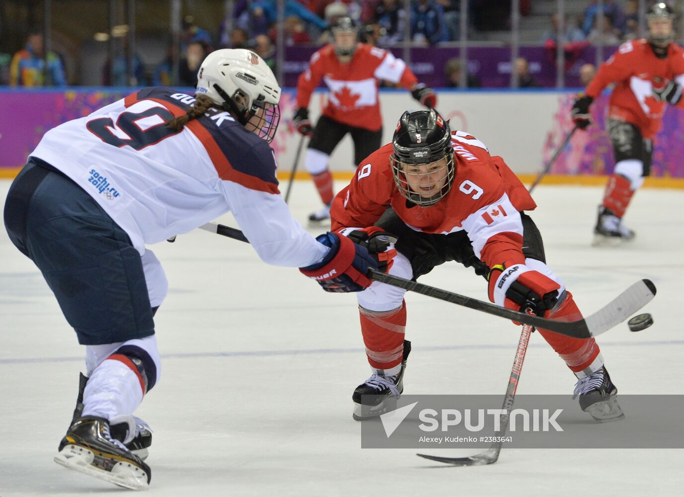 2014 Winter Olympics. Ice hockey. Women. Finals