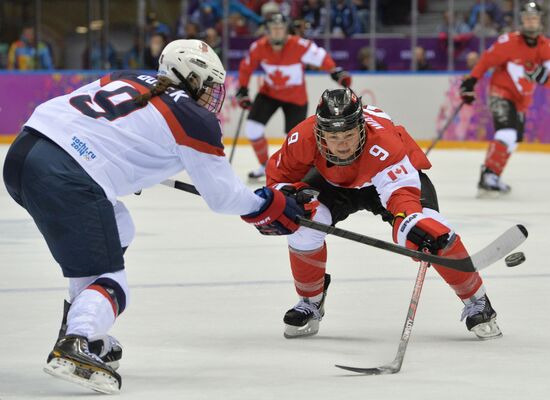 2014 Winter Olympics. Ice hockey. Women. Finals